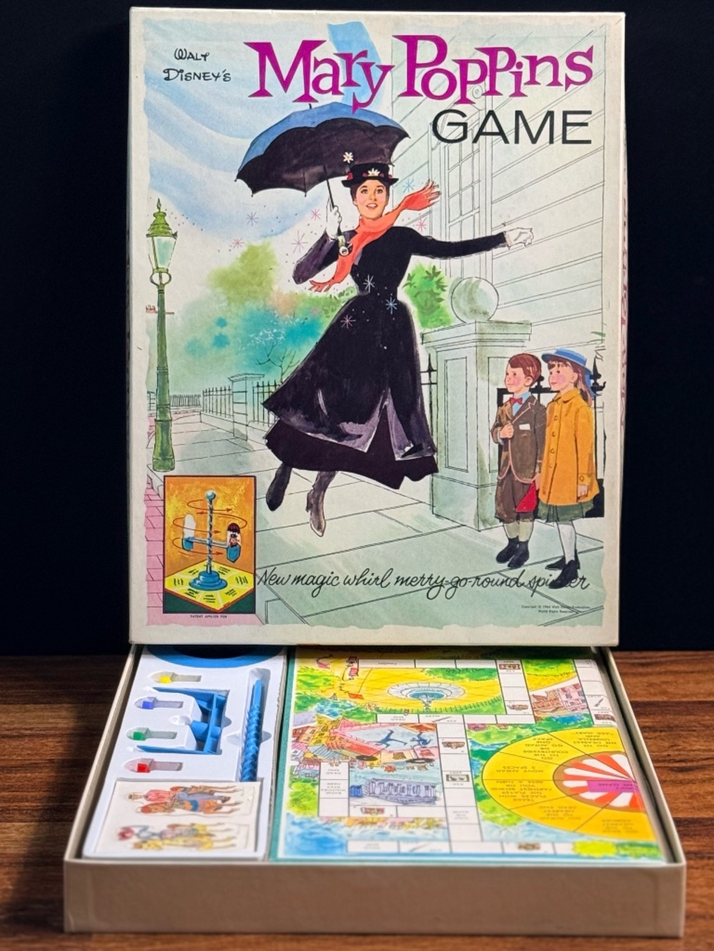 1964 WHITMAN PUBLISHING COMPANY Mary Poppins Game - Picture 2 of 13